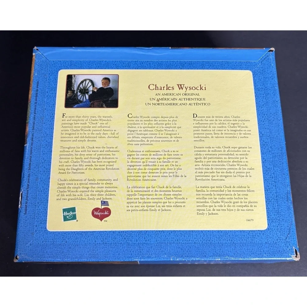 Charles Wysocki Pioneers Jigsaw Puzzle 2005 Milton Bradley Americana 1000 Pc NEW